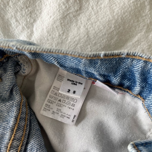 American Apparel denim shorts size 25 - Picture 2 of 4